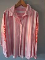 Dames Blouse MONARI rose/wit gestreept. 46, Ophalen of Verzenden, Zo goed als nieuw, Maat 42/44 (L), Wit