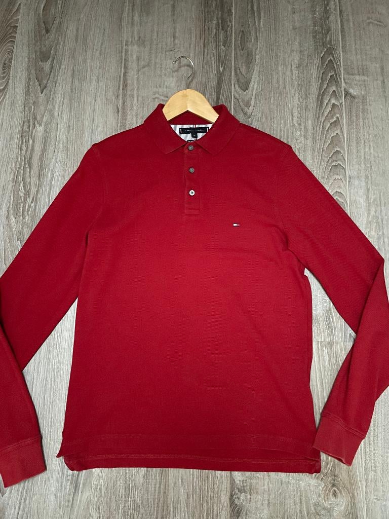 Zgan polo van tommy hilfiger maat m, Maat 48/50 (M), Tommy Hilfiger, Ophalen of Verzenden, Zo goed als nieuw