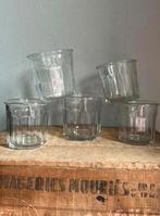 Vijf franse glazen jampotjes, Ophalen of Verzenden