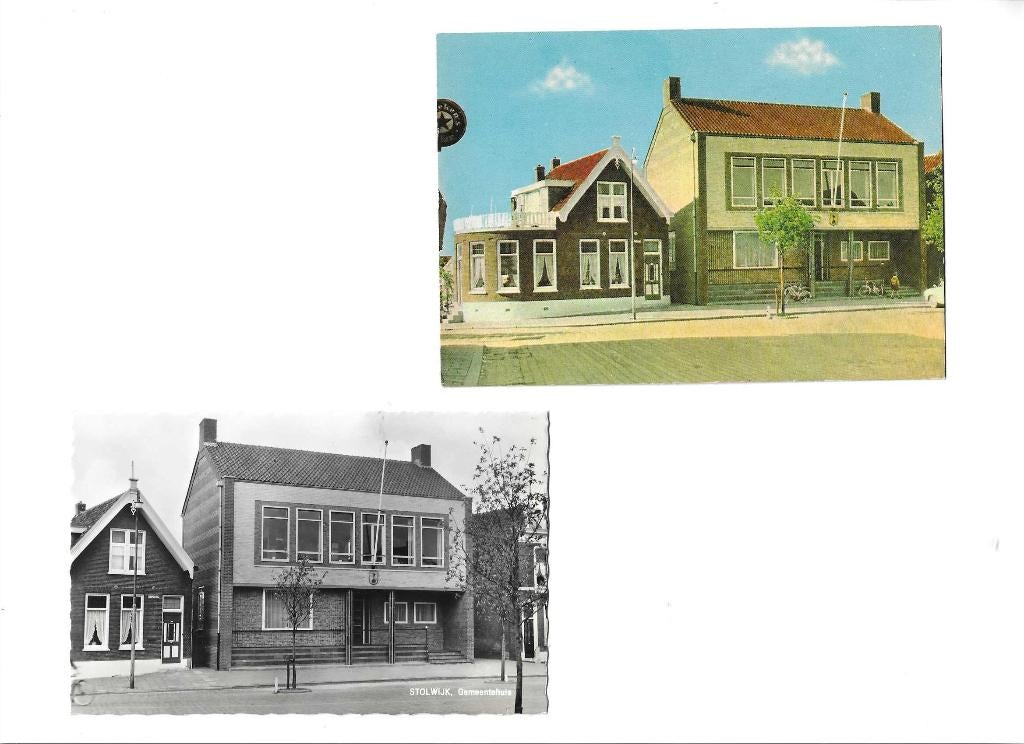 stolwijk  2x  ook apart, Verzenden, 1960 tot 1980, Ongelopen, Zuid-Holland