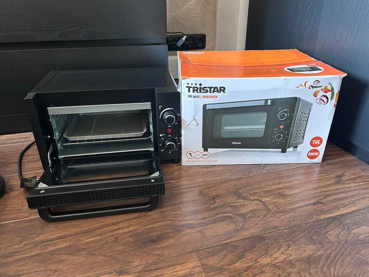 Camping oven Tristar Mini Oven 10L - Compact en Efficiënt, Witgoed en Apparatuur, Ovens, Zo goed als nieuw, Vrijstaand, Oven, Minder dan 45 cm
