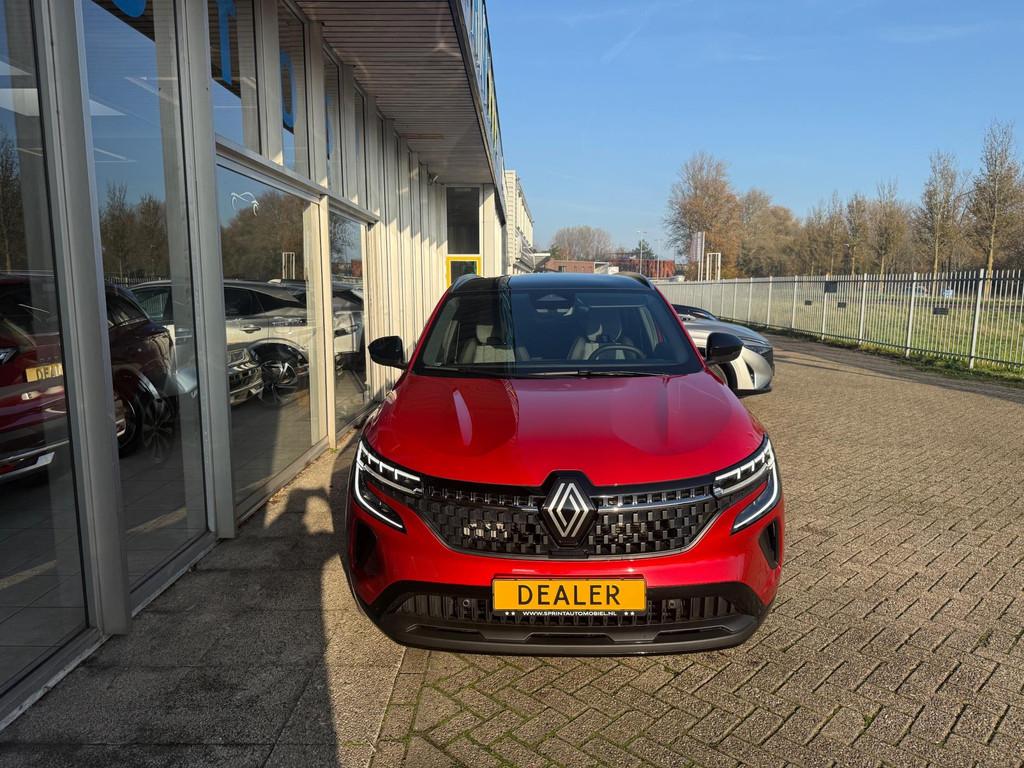 Renault Austral 1.3 mild hybrid 160 techno 158PK / PANORAMAD, Auto's, Renault, Gebruikt, Zwart, 4 cilinders, Leder en Stof