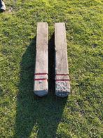 Houten Diamantkop – Afzetpalen 100x14,5x14,5 cm - Gebruikt, Ophalen, Gebruikt, Palen, Hardhout