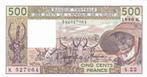 West-Afrikaanse staten 500 francs 1990 - UNC, Verzenden, Overige landen, Los biljet