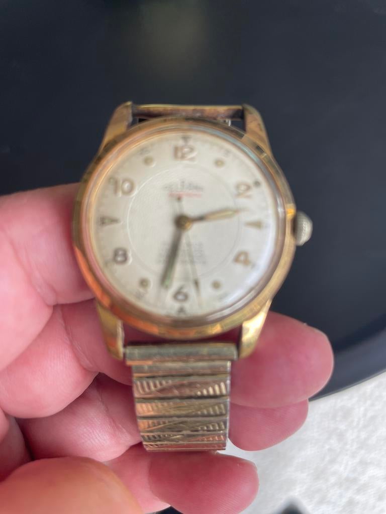 Vintage Delbana Automatisch Horloge - Jaren '60 Stijl, Ophalen, Overige materialen, Polshorloge, Overige merken