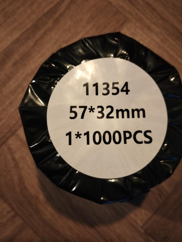 Dymo 11354 Labels 57x32mm - 1000 stuks, Computers en Software, Labelprinters, Ophalen of Verzenden, Nieuw, Etiket, Dymo