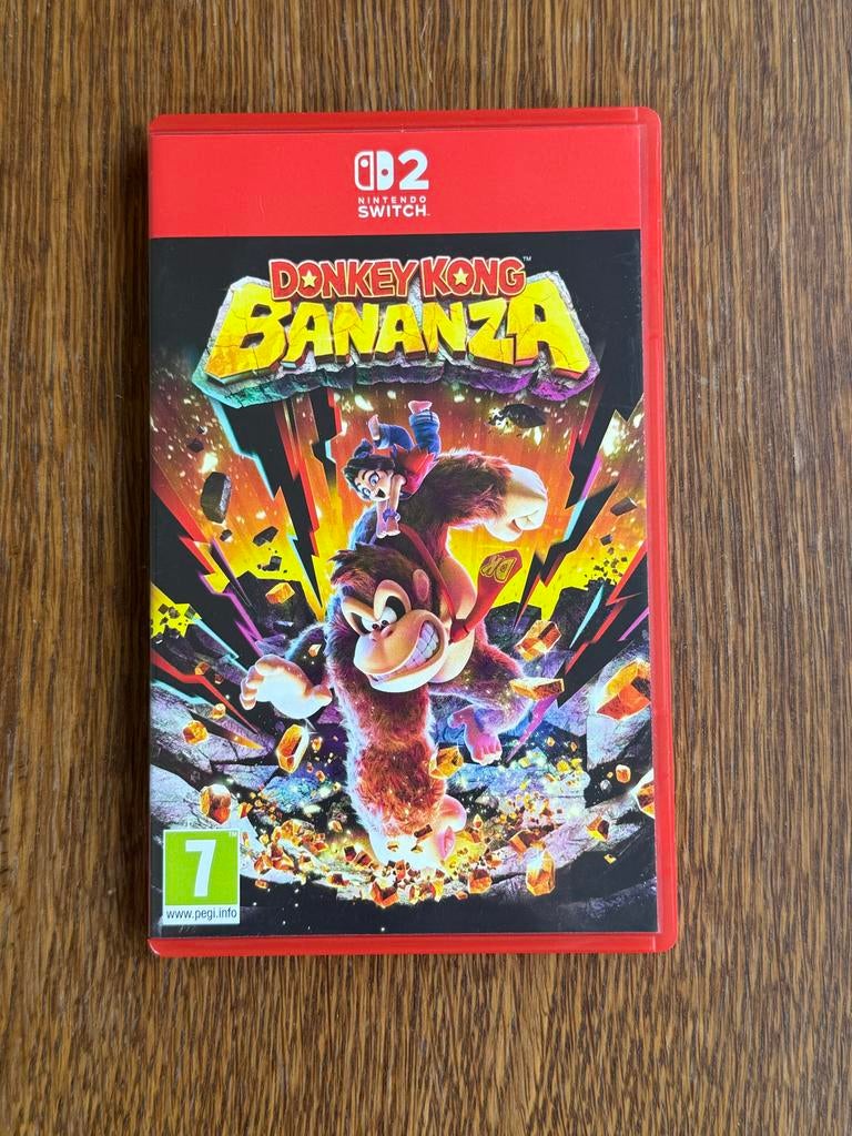 Donkey Kong Bananza Nintendo Switch 2 (Franse hoes), Spelcomputers en Games, Games | Nintendo Switch, Zo goed als nieuw, Platform