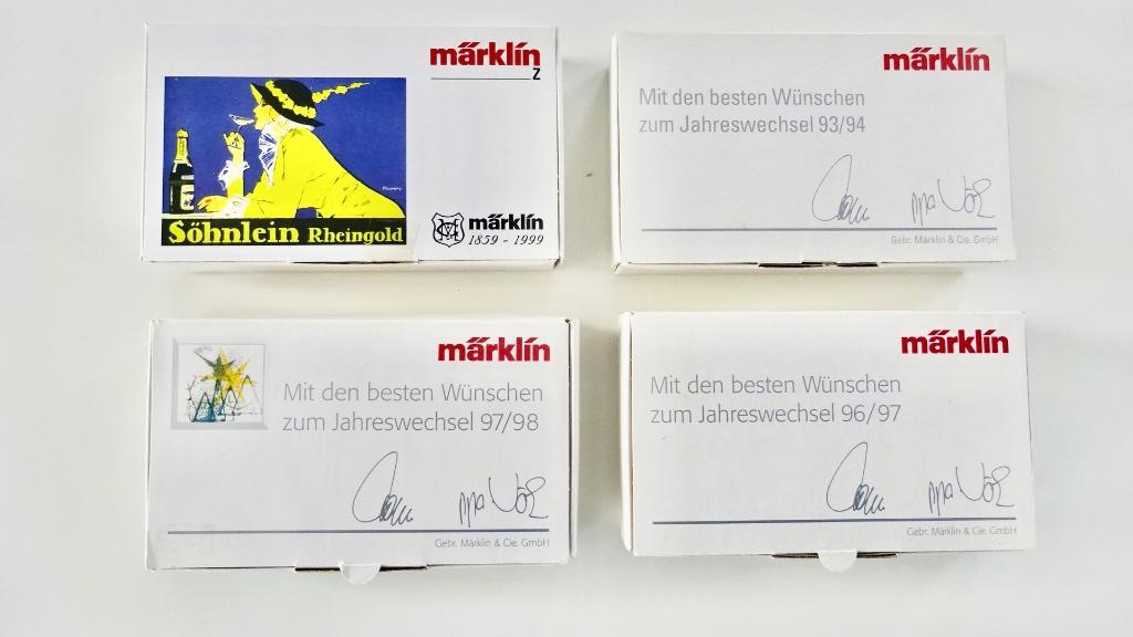 Marklin Z Mini-Club 4 wagons voor de verzamelaar, Gelijkstroom, Ophalen of Verzenden, Märklin, Nieuw