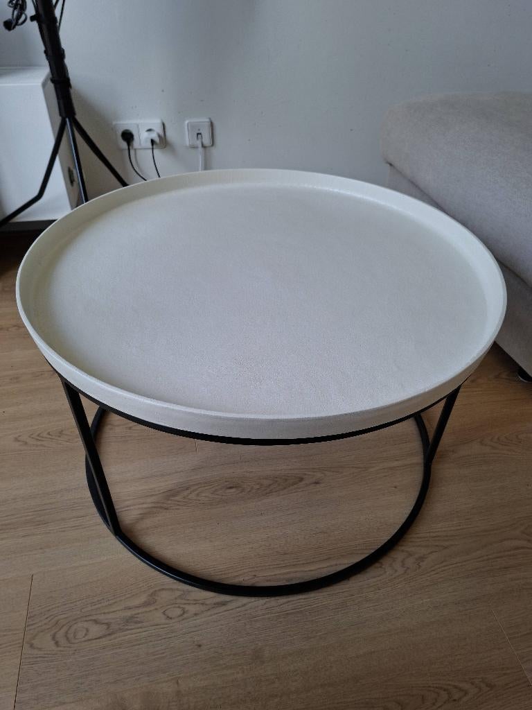 Salontafel, loods 5, rond 70 cm, Huis en Inrichting, Tafels | Salontafels, Ophalen, Gebruikt, 50 tot 100 cm, Rond