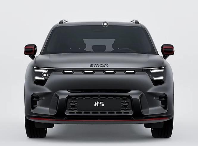 smart #5 Brabus 100 kWh | April 2026 | 646 PK! | Drive Pilot, Auto's, Smart, Automaat, 2378 kg, 540 km, Verwarming stoelen achter