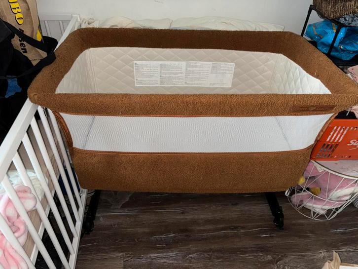 Co sleeper teddy stof, Kinderen en Baby's, Babywiegjes en Ledikanten, Gebruikt, Wieg, Ophalen of Verzenden