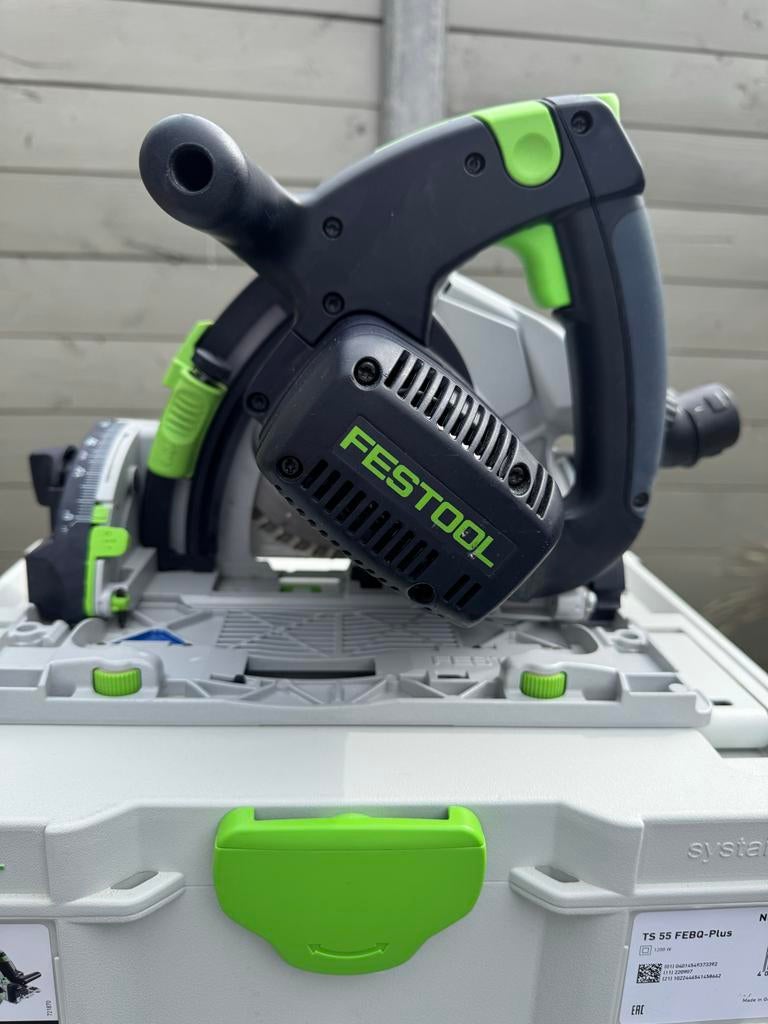 Festool TS 55 FEBQ Plus invalzaag, Doe-het-zelf en Verbouw, Gebruikt, Invalzaag, Ophalen of Verzenden, 30 tot 70 mm
