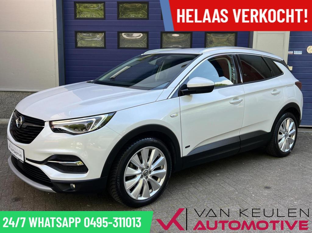 Opel Grandland 1.6 Turbo PHEV Elegance l Zeer luxe l Netjes!, Gebruikt, 4 cilinders, Parkeerassistent, Leder en Stof
