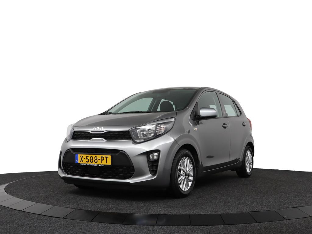Kia Picanto 1.0 DPi DynamicLine Automaat - Cruise Control -, Auto's, Stof, Gebruikt, 4 stoelen, Start-stop-systeem