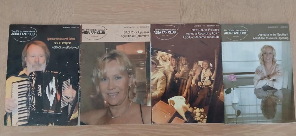 ABBA Fan Club Magazines, Boeken, Ophalen of Verzenden, Gelezen