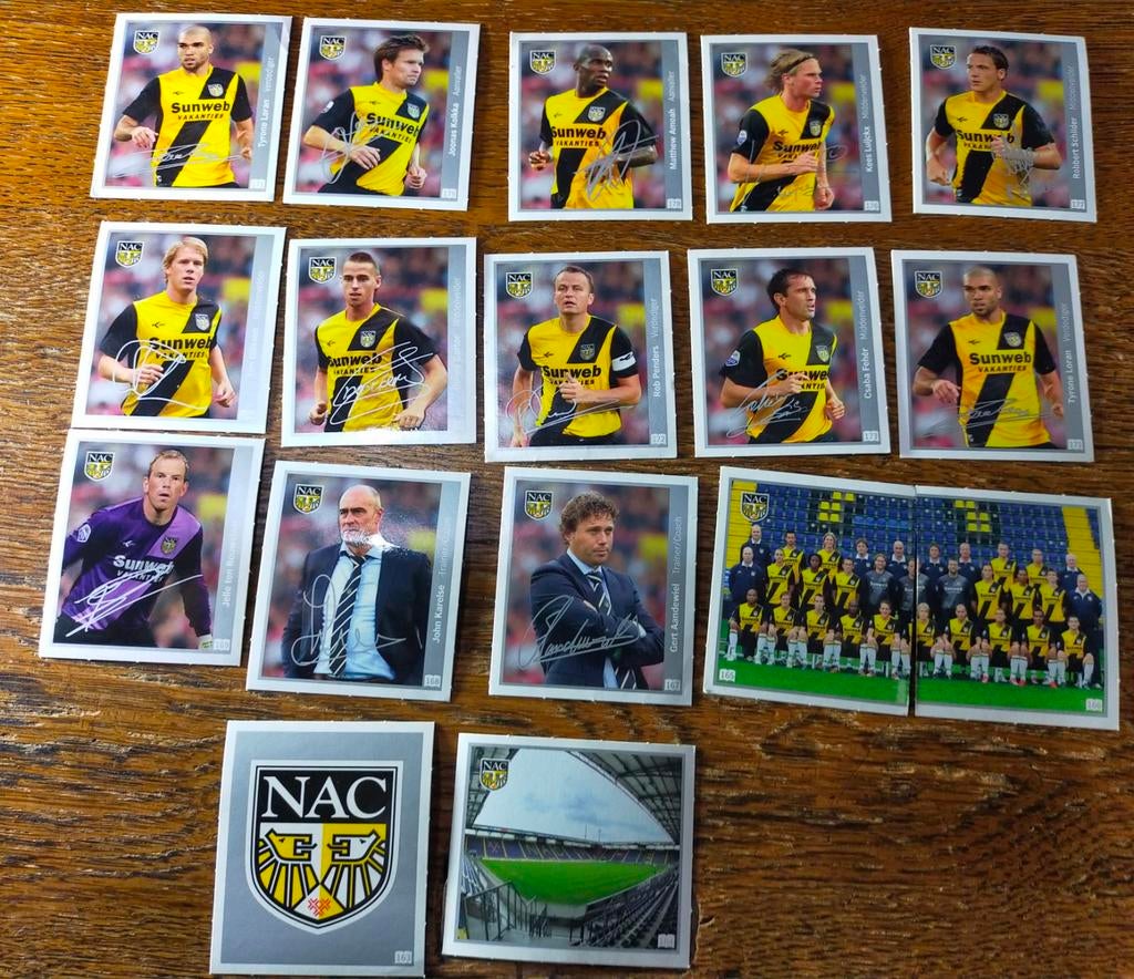 NAC stickers uit 3 seizoenen, Ophalen of Verzenden