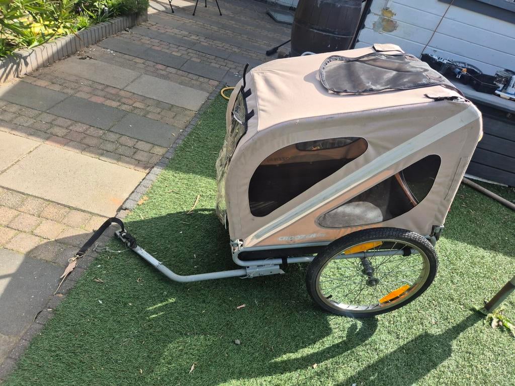 Croozer hondenfietskar, Ophalen, Gebruikt, Opvouwbaar, Croozer