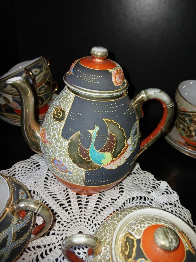 Japans eierschaal servies, Ophalen