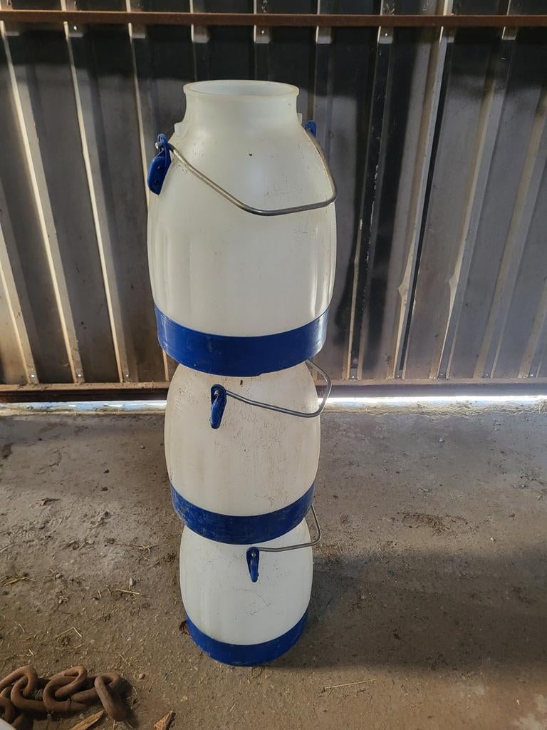 Melk emmers, Minder dan 75 liter, Ophalen of Verzenden