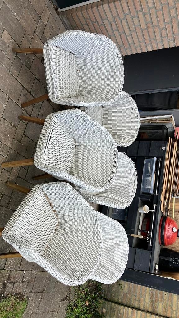 Tuinstoelen 6st Intenso, Tuin en Terras, Ophalen, Gebruikt, Kunststof