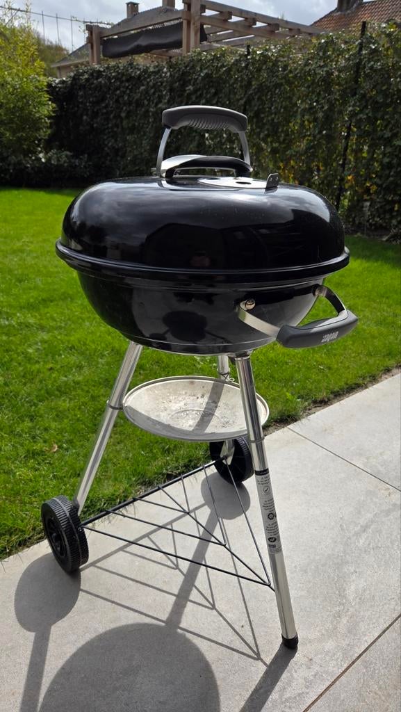 Weber BBQ houtskool met thermometer, Tuin en Terras, Houtskoolbarbecues, Ophalen, Gebruikt