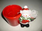 kerstman met plantenbakje en lampje, Diversen, Ophalen, Zo goed als nieuw