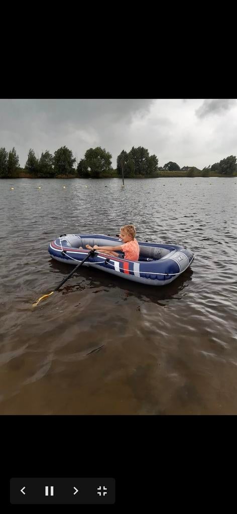 Rubberen opblaas Boot, Watersport en Boten, Kano's, Ophalen, Zo goed als nieuw, Twee personen, Overige typen
