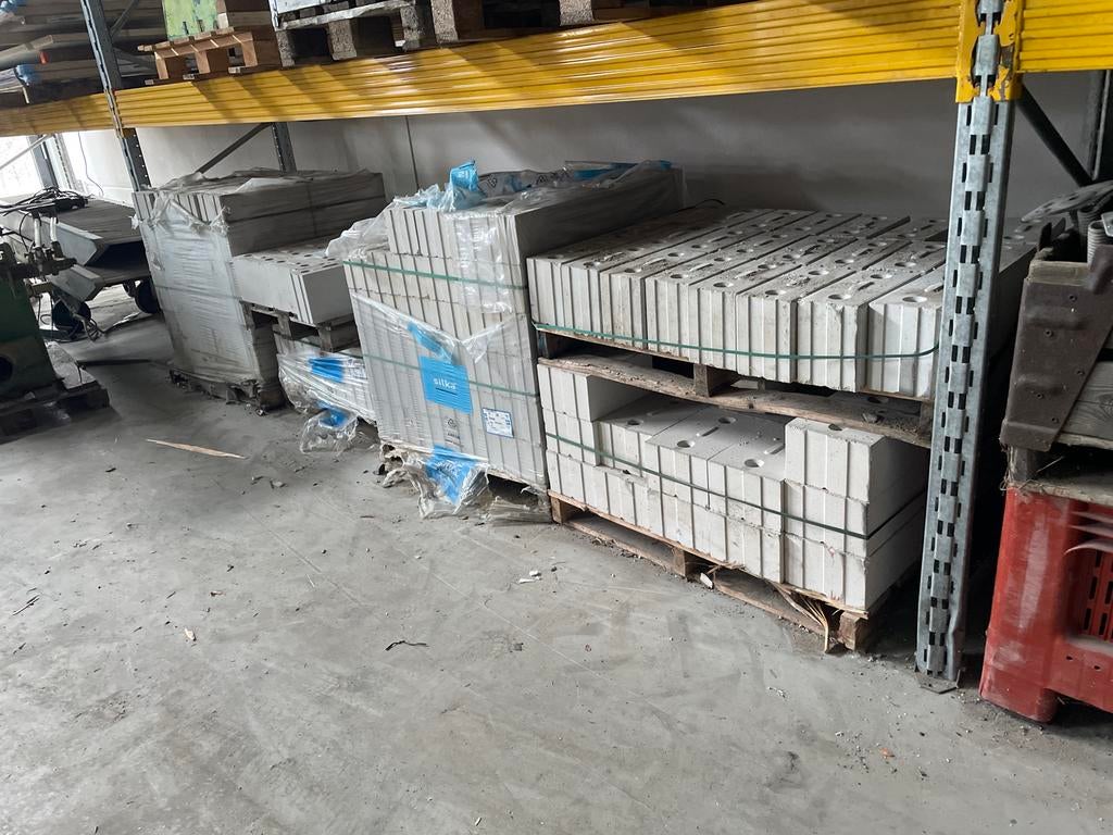 Kalkzandsteen lijmblokken diverse, Doe-het-zelf en Verbouw, Metselstenen, Ophalen, Gebruikt, Kalkzandstenen