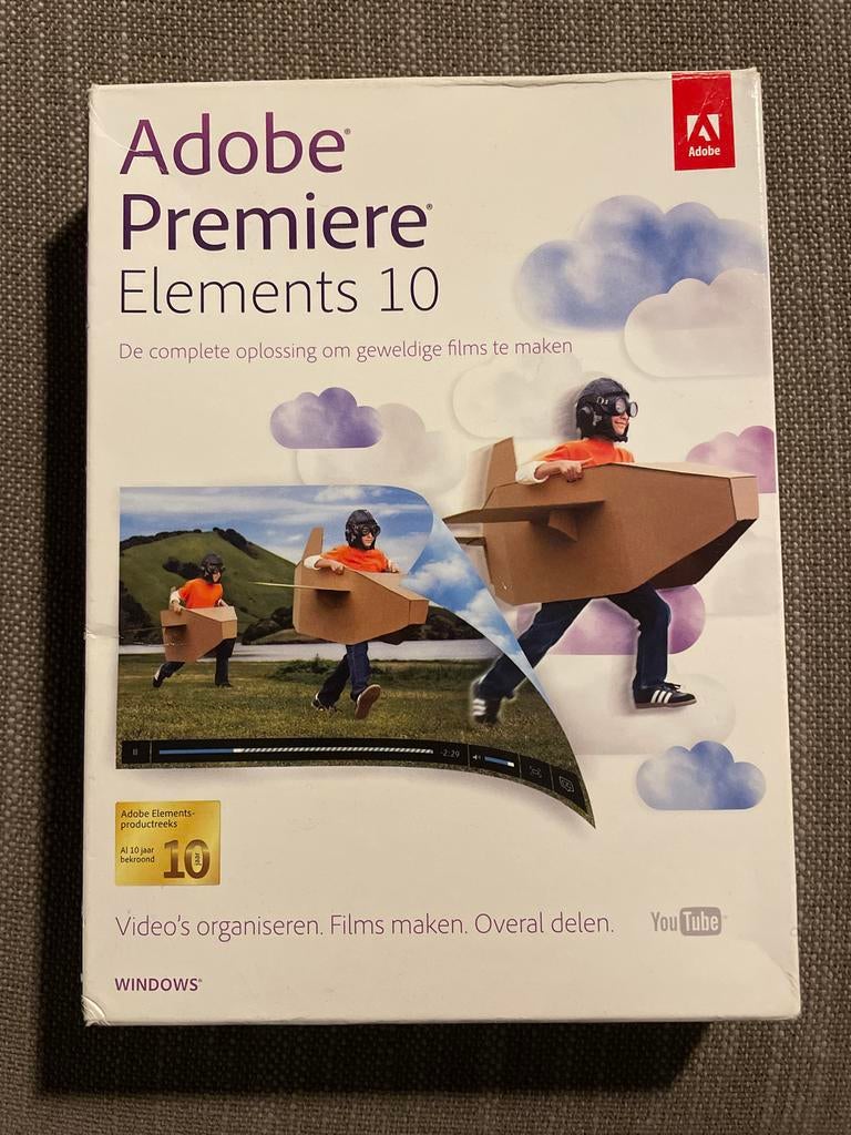 Adobe Premiere Elements 10 - Videobewerking Software, Ophalen of Verzenden, Nieuw, Windows