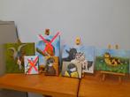 OPRUIMING schilderij uil specht geiten vogeltjes €15 & €25 !, Ophalen of Verzenden