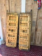 Antieke Indiase luiken – mosterdgeel – decoratief, Ophalen