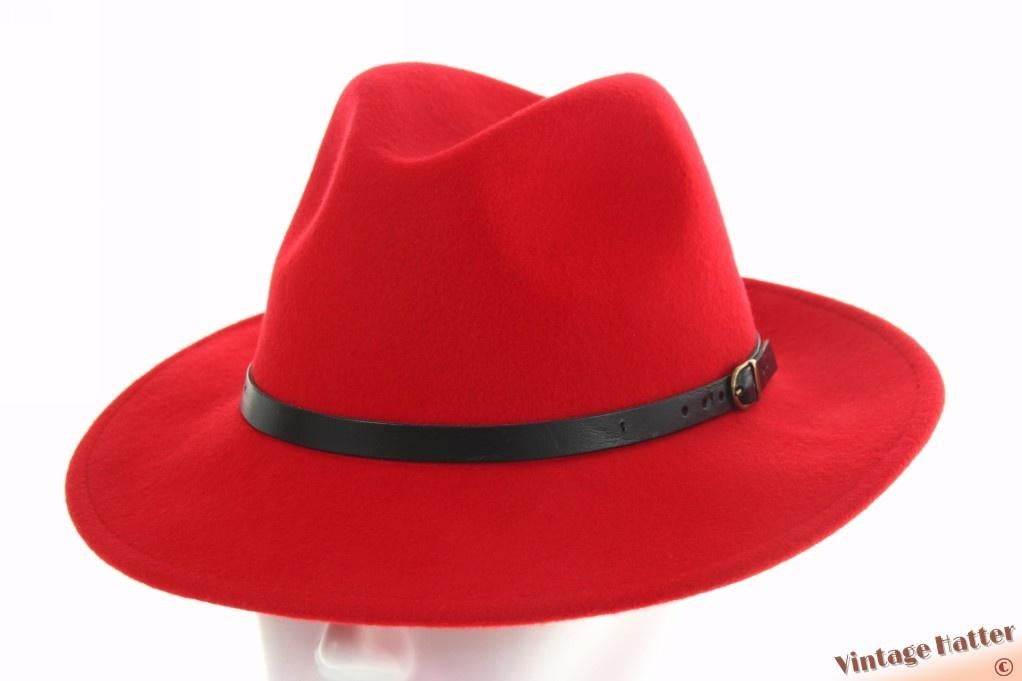 Outdoor gleufhoed rosso waterafstotend rood wol 56-58 Nieuw, Kleding | Dames, Ophalen of Verzenden, Nieuw, One size fits all, Hoed