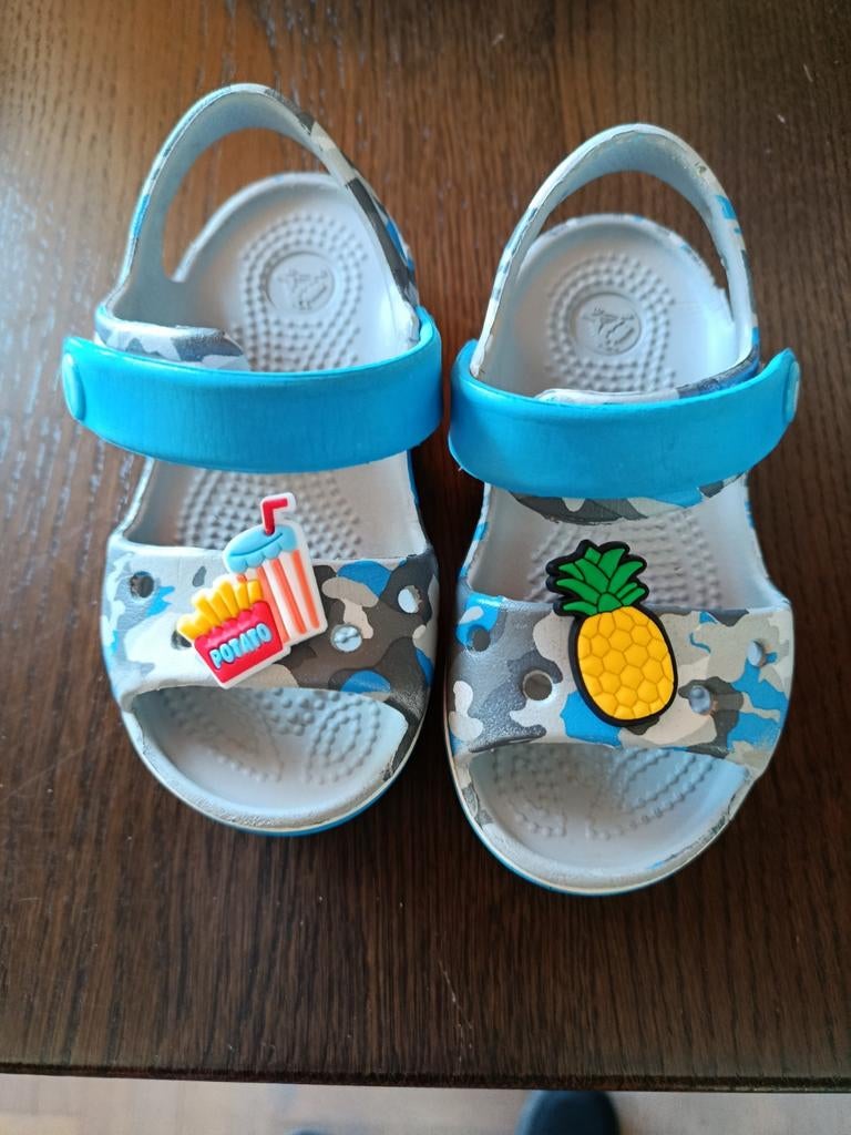 Crocs- sandalen maat 23  - 24, Gebruikt, Crocs, Jongen of Meisje, Schoenen