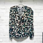 Andcowoman Blouse Mt S Groen Beige Zwart Ariana Femm Panter, Cw, Cw, Ophalen of Verzenden, Zo goed als nieuw