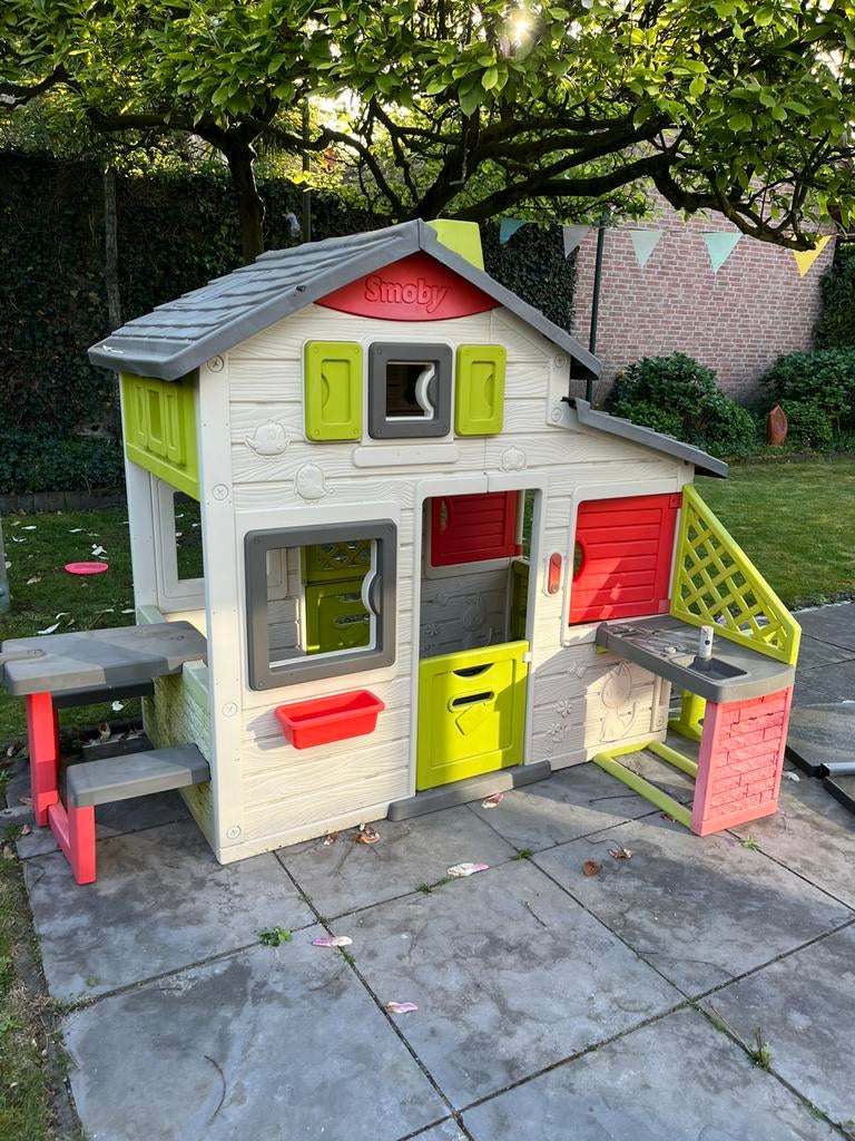 Speelhuis, tuinhuis, smoby neo friends house, Ophalen, Gebruikt, Kunststof