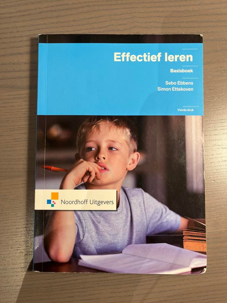Effectief leren Basisboek - Vierde druk, Boeken, Ophalen of Verzenden, Gelezen, Niet van toepassing