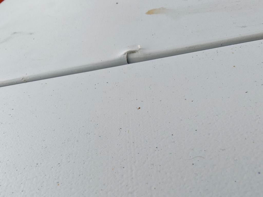 Klaptafel/vouwtafel met scheur!!!, Huis en Inrichting, Tafels | Eettafels, Gebruikt, 100 tot 150 cm, Praktisch, Functioneel, Rechthoekig