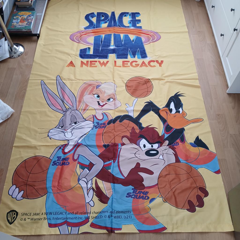 Space Jam Vlag, Ophalen of Verzenden, Zo goed als nieuw, Film, Poster