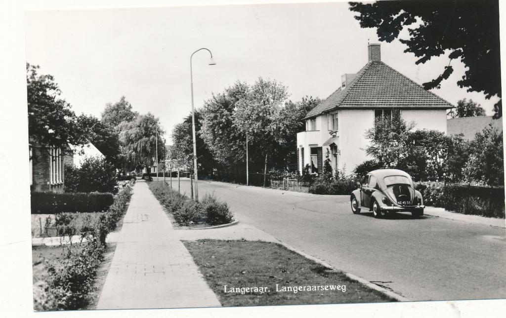 9594 Langeraar, Langeraarseweg Uitg. Firma Hydra, Verzamelen, Ophalen of Verzenden, 1960 tot 1980, Ongelopen, Zuid-Holland
