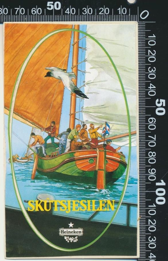 Sticker: Skutsjesilen - Heineken, Ophalen of Verzenden, Zo goed als nieuw, Bedrijf of Vereniging