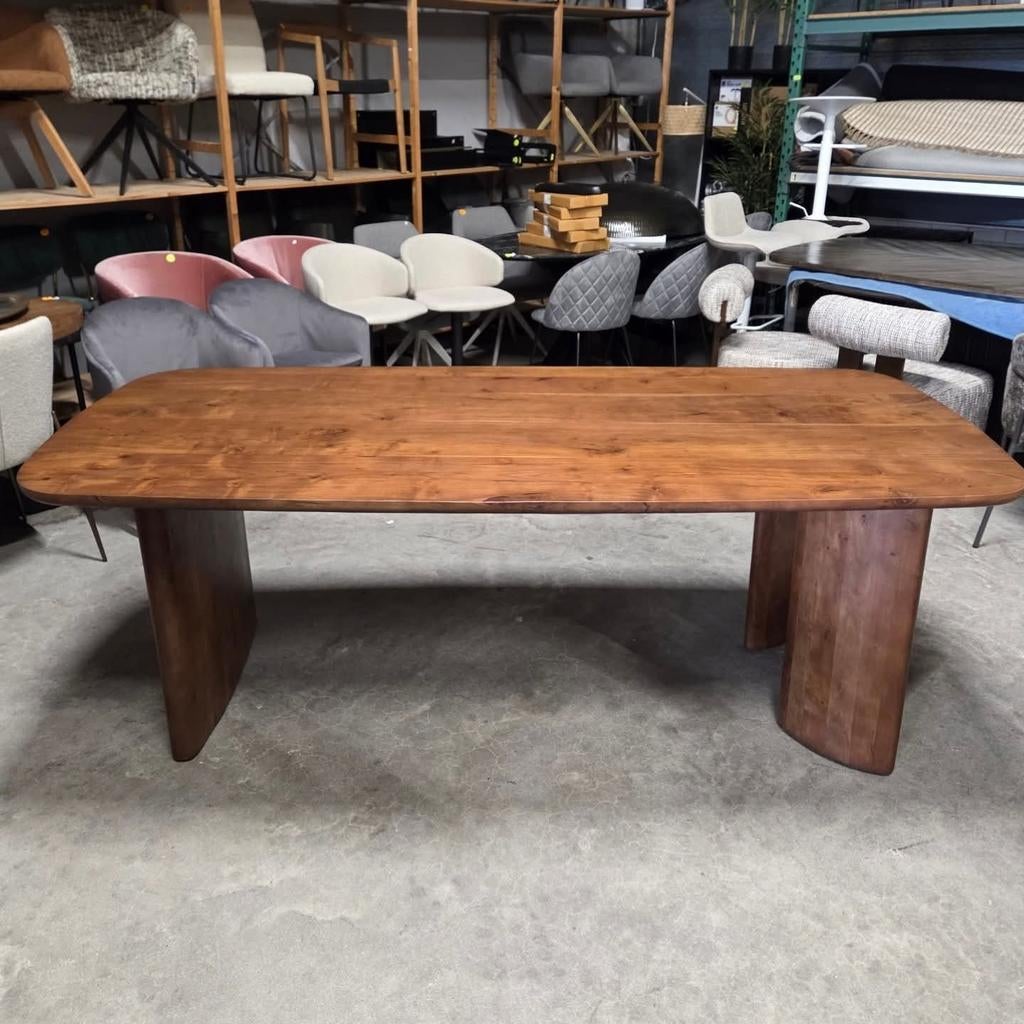 Eettafel Aymara Walnoot 220cm van Light & Living, Ophalen