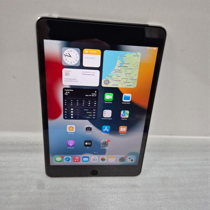 Apple iPad Mini 4 32GB Gray Wifi en 4G met garantie, Computers en Software, Apple iPads, Zo goed als nieuw