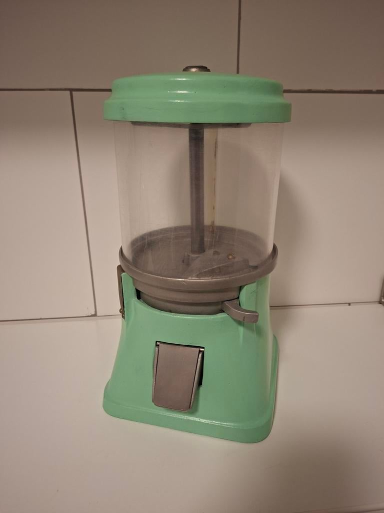 Oude regal pinda kauwgomballen automaat amerikaans decoratie, Ophalen of Verzenden