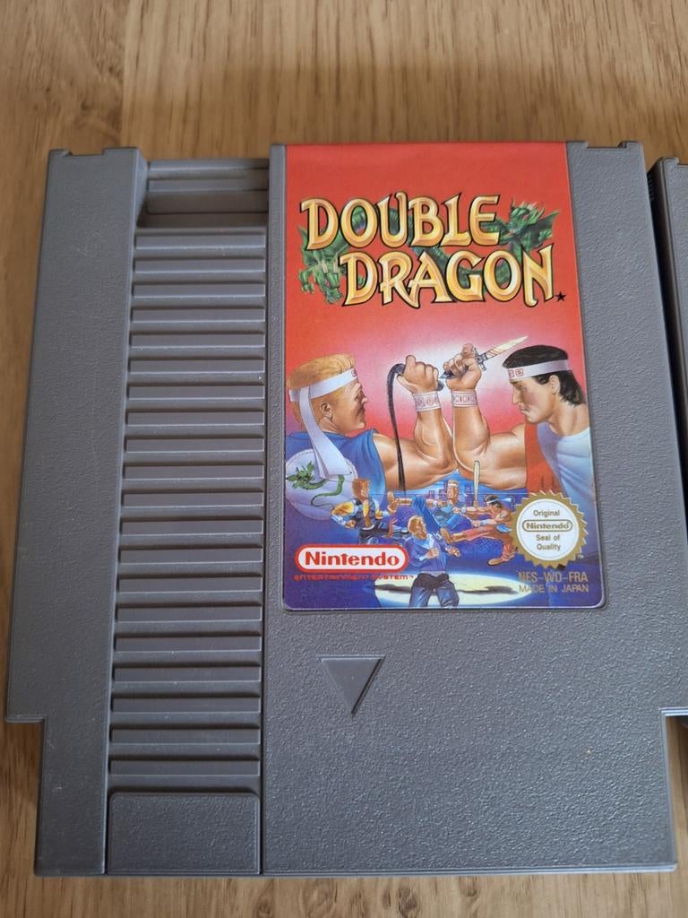 Nintendo nes 8 bit spellen,mega man 2 en double dragon 1&2, 1 speler, Ophalen of Verzenden, Gebruikt, Vanaf 7 jaar