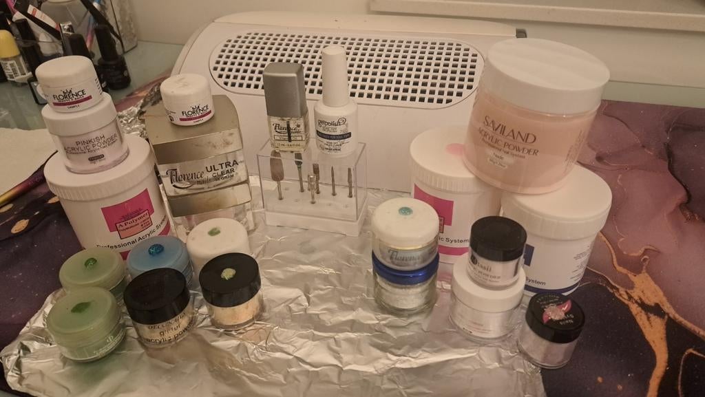 Acrylpoeders & andere toebehoren Nagels., Ophalen, Gebruikt, Overige kleuren, Handen en Nagels