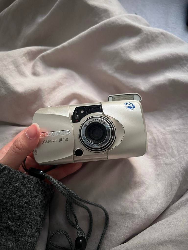 Olympus Mju Zoom III 110 Film Camera (full box), Ophalen of Verzenden, Gebruikt, Compact, Olympus