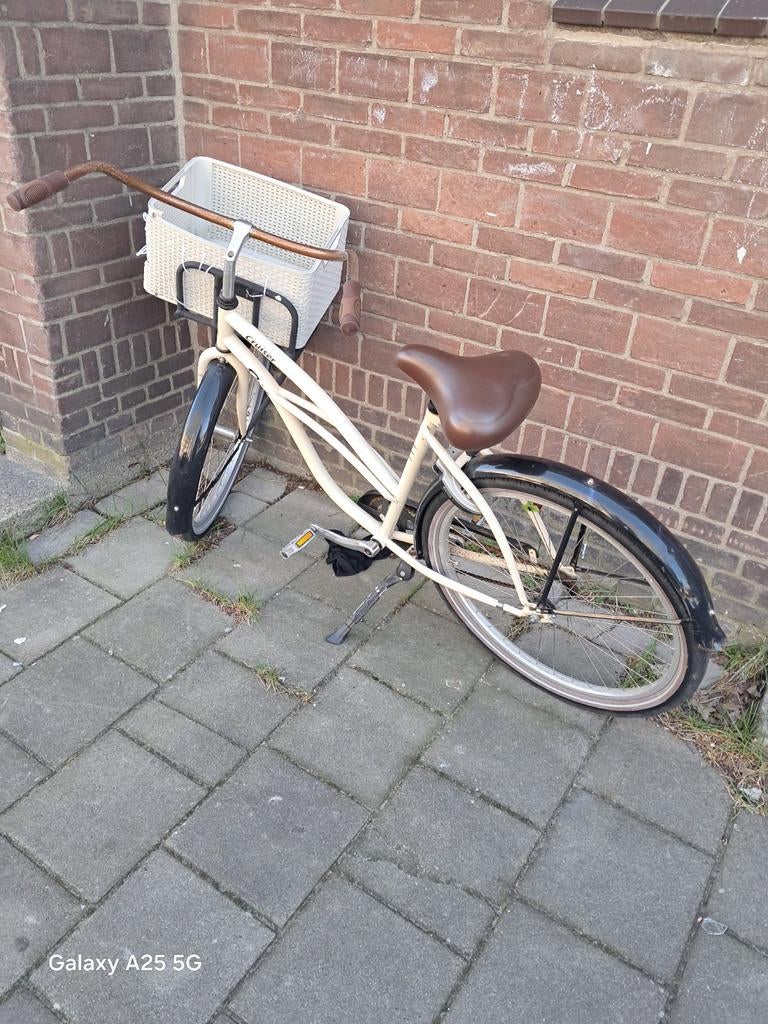 Crème cruiser fiets met mand, Ophalen of Verzenden
