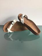 Birkenstock Piazza wit 39 slippers | Gratis verzenden, Slippers, Verzenden, Wit, Zo goed als nieuw