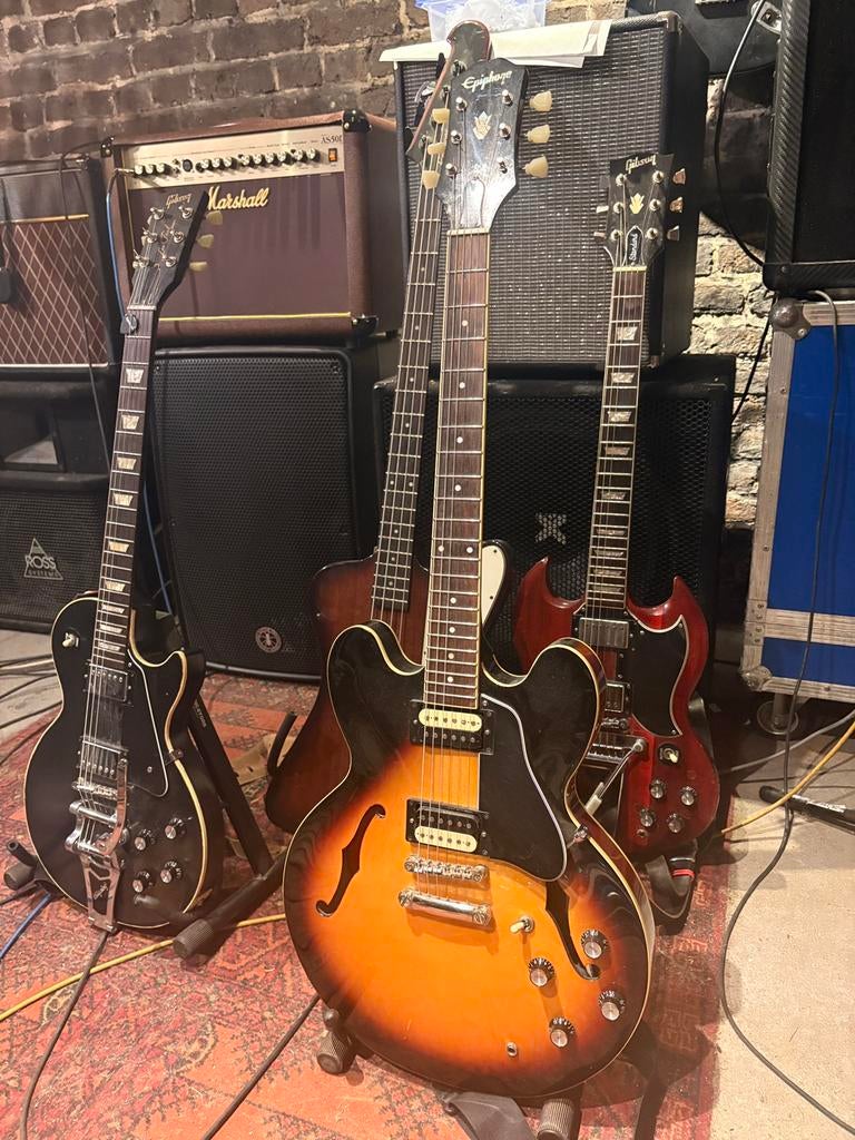 Epiphone ES 335, Ophalen of Verzenden, Zo goed als nieuw, Semi-solid body, Epiphone