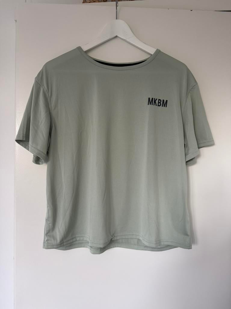 NIEUW mintgroen sportshirt van MKBM, Kleding | Dames, Verzenden, Maat 42/44 (L), Nieuw, Fitness of Aerobics